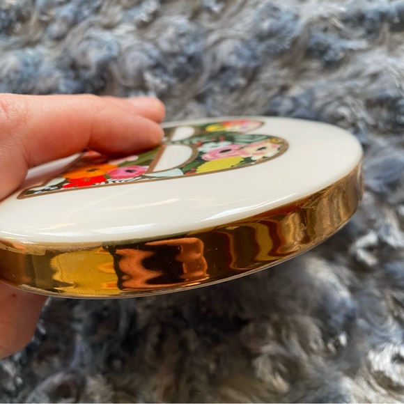 Mia Charra Ceramic Initial B Keepsake Trinket Holder - Picture 6 of 9